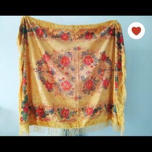 Boho Ukrainian Velvet spread